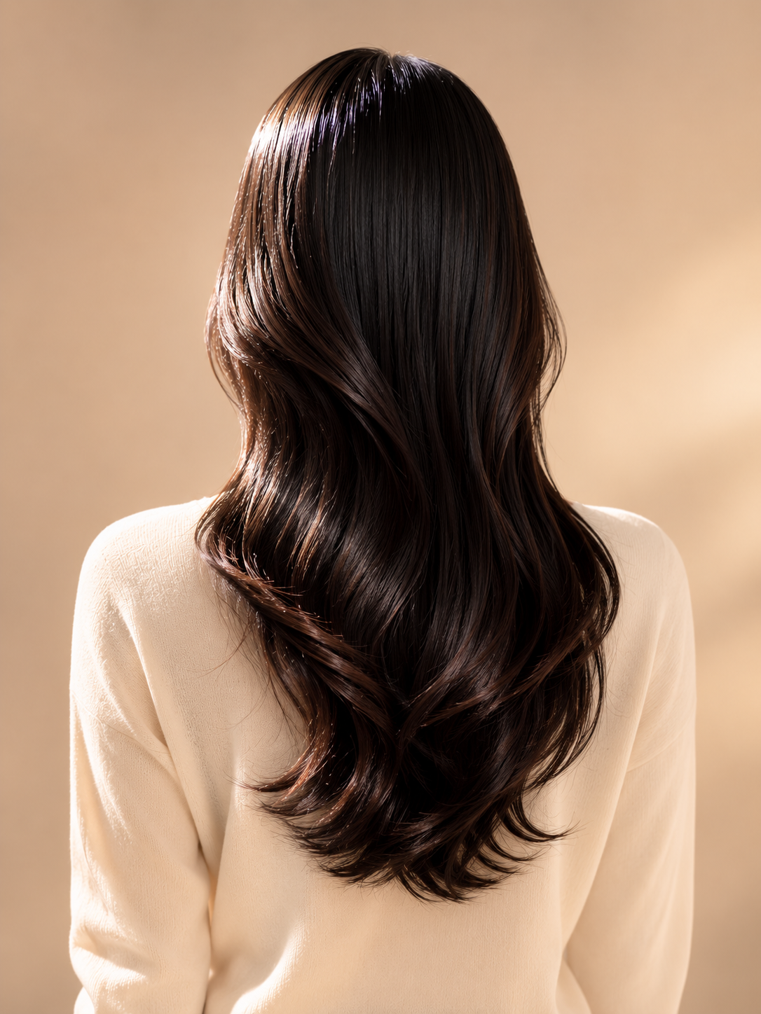 HasMoU — 艶やかなロングヘアの後ろ姿